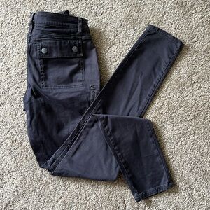 PrAna Charcoal Gray Cargo Skinny Leg Pants Size 2